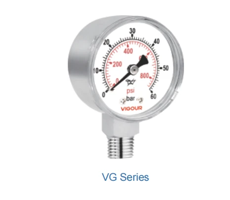 Radial direction gas pressure gauge Radial direction gas pressure gauge